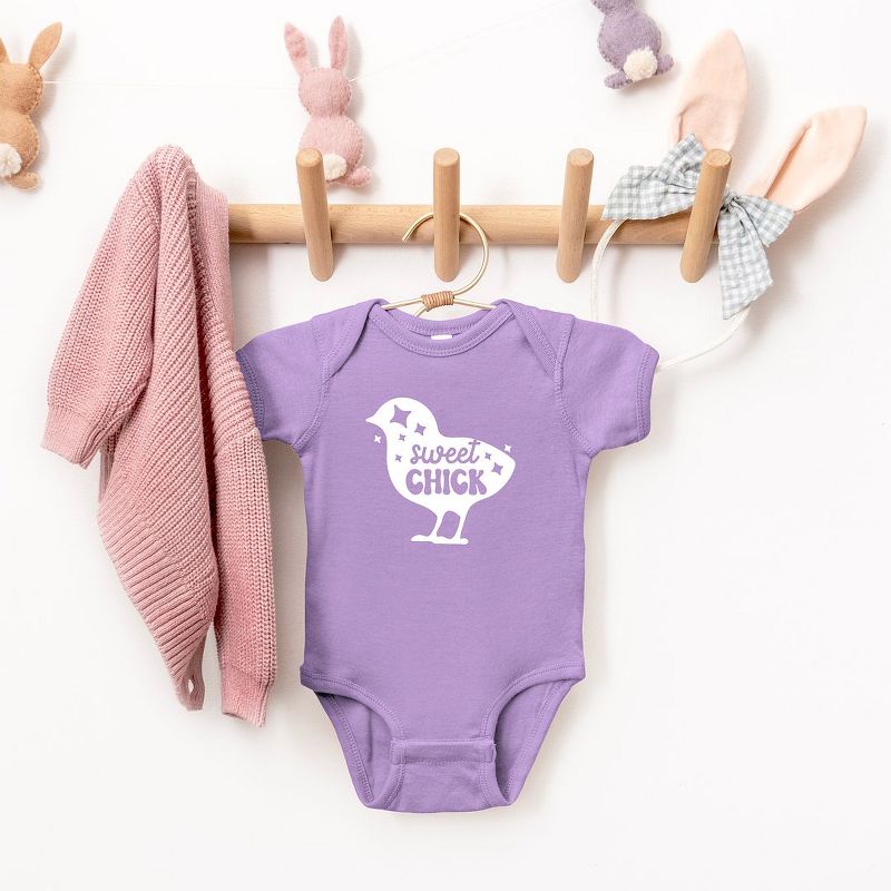 The Juniper Shop Sweet Chick Chick Baby Bodysuit, 2 of 3