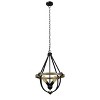 Chloe Lighting Farmhouse-Style Two-Toned 4 Light Pendant 20" Wide - 2 of 4
