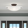 Livex Lighting Oasis 3 - Light Flush Mount in  Bronze - 2 of 4