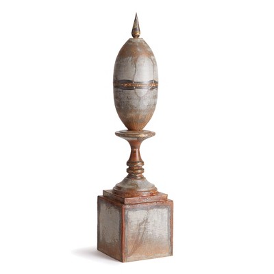 Plum & Post Weathered Metal Finial