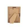 4x6 Inch Driftwood with Rivets Picture Frame Natural Wood, MDF, Metal & Glass by Foreside Home & Garden - 4 of 4