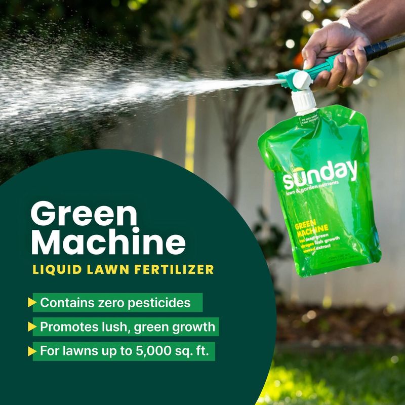 Sunday 42.3oz Green Machine Lawn Fertilizer, 5 of 12