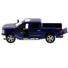 KiNSMART 2014 Chevrolet Silverado LTZ Crew Cab 4x4 1:46 Scale 5 Inch Diecast Metal Model Pick-up Truck Blue - 3 of 4