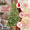 Presence Artificial 7ft Green Christmas Tree with 1875 PE/PVC Mixed Branch Tips Hinged Premium & Foldable Base for Indoor Holiday Decorating - 4 of 4