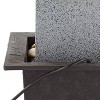 Meditating Buddha 11" High Small Indoor Decor Faux Stone Tabletop Fountain Waterfall Desk Relaxation Bedroom Living Room - 4 of 4