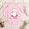 The Juniper Shop Mini Smiley Unicorn Distressed Long Sleeve Bodysuit - 3 of 4