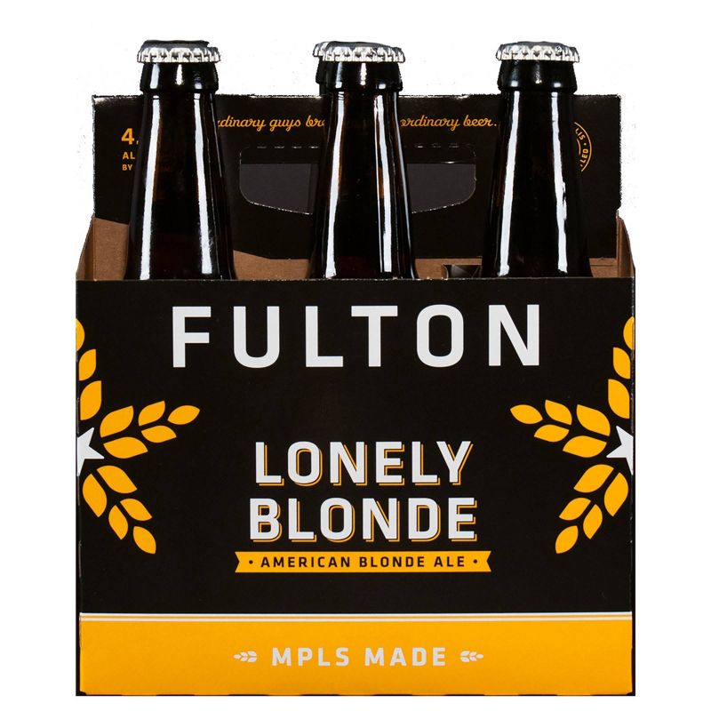 Fulton Lonely Blonde Ale Beer - 6pk/12 fl oz Bottles, 1 of 2