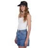 Tahari Women's Straw Visor Hat with Eyelet and Chiffon Ribbon Trim and Back Bow - Visor Hat for Women - 2 of 4