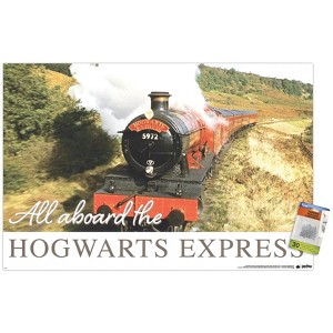 Trends International The Wizarding World: Harry Potter - All Aboard The Hogwarts Express Unframed Wall Poster Prints - 1 of 4