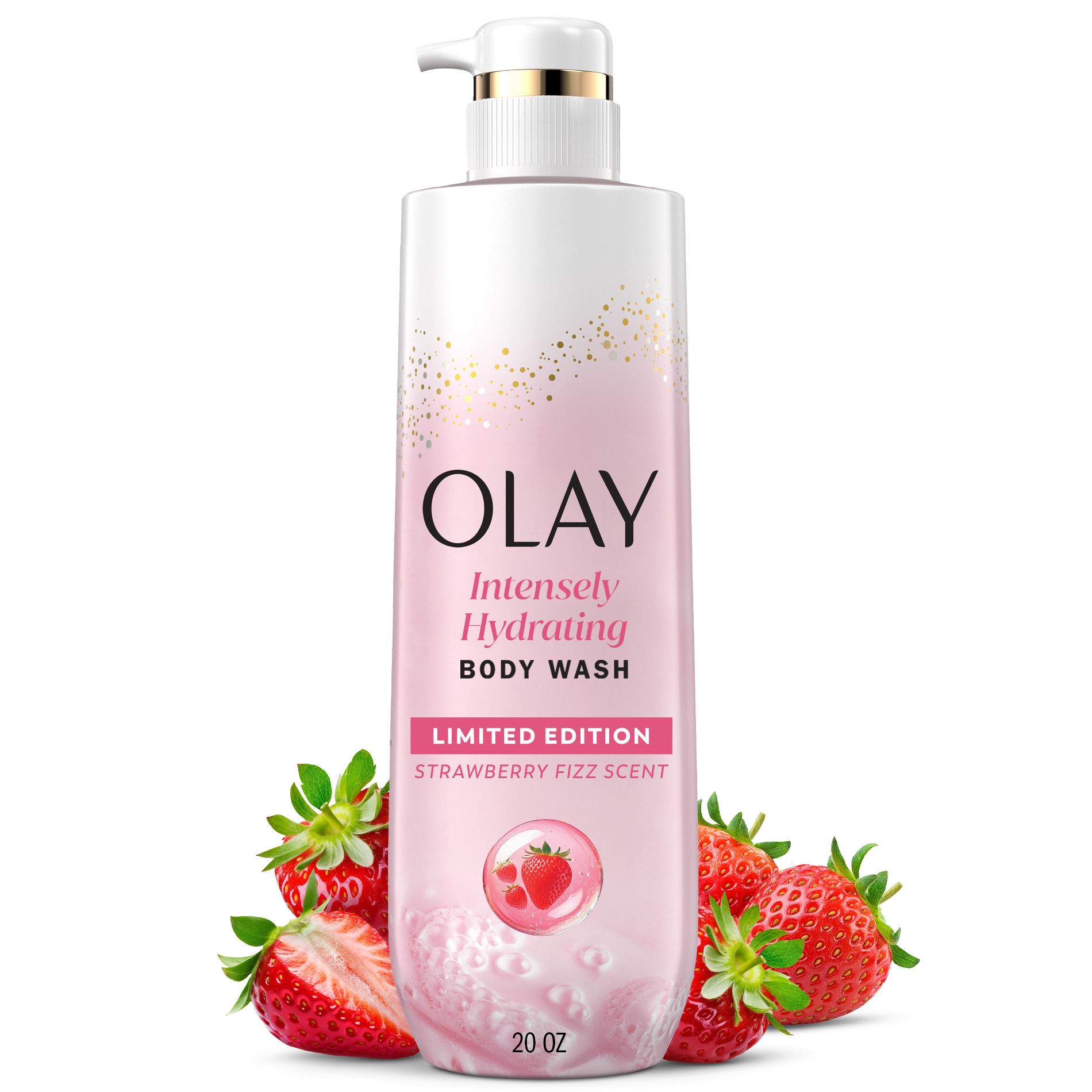 Olay Berry Bubbly Hyaluronic Serum Body Wash - 20 fl oz