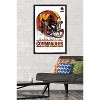 Trends International NFL Washington Commanders - Drip Helmet 22 Framed Wall Poster Prints - 2 of 4