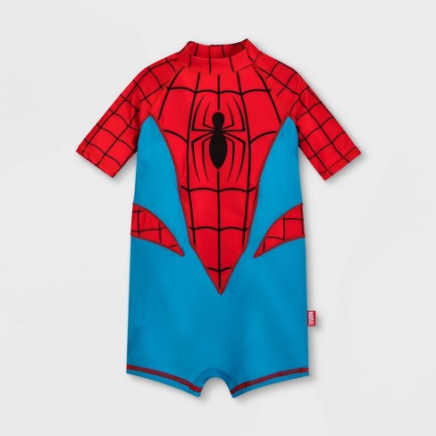 Boys' Marvel Spider-man Adaptive Swimsuit - Disney Store : Target