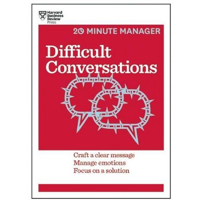 Difficult Conversations - (20-Minute Manager) by  Harvard Business Review (Paperback)