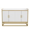 Sideboard Buffet Cabinet, 47" Kitchen Pantry Cabinet, Accent Storage Cabinet, Entryway Coffee Bar Cabinet for Living Room Kitchen Hallway - 4 of 4