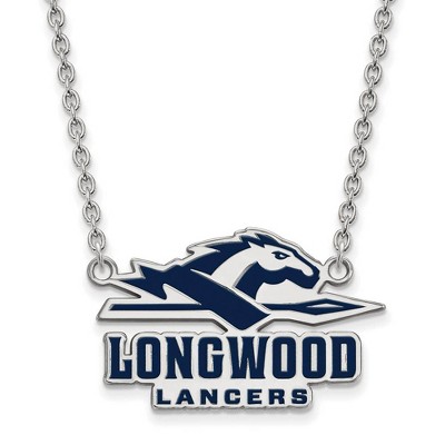 Black Bow Jewelry Sterling Silver Longwood Lancers NCAA Necklace 18 Inch