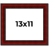 PosterPalooza | Photo Size Weathered Red Picture Frame - UV Acrylic, Foam Board Backing, Hanging Hardware - 2 of 4