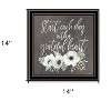 HomeRoots Grateful Heart Black Framed Print Wall Art - 3 of 3