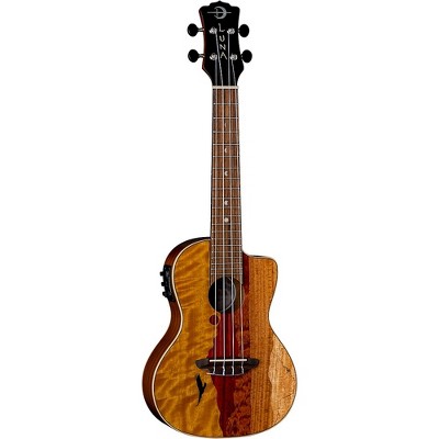 Luna Guitars Vista Eagle Tropical Wood Concert Acoustic-Electric Ukulele Gloss Natural