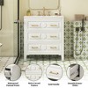 Bella Depot 30'' Bathroom Vanity with Ceramic Sink, Free Standing Single Vanity Set with 3 Drawers - 3 of 4