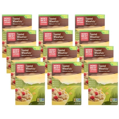 Mom's Best Toasted Wheatfuls Cereal- Case of 12/24 oz