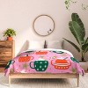 Deny Designs Full/Queen Insvy Design Studio Cocoa Cookies Comforter and Pillow Sham Green - 3 of 4