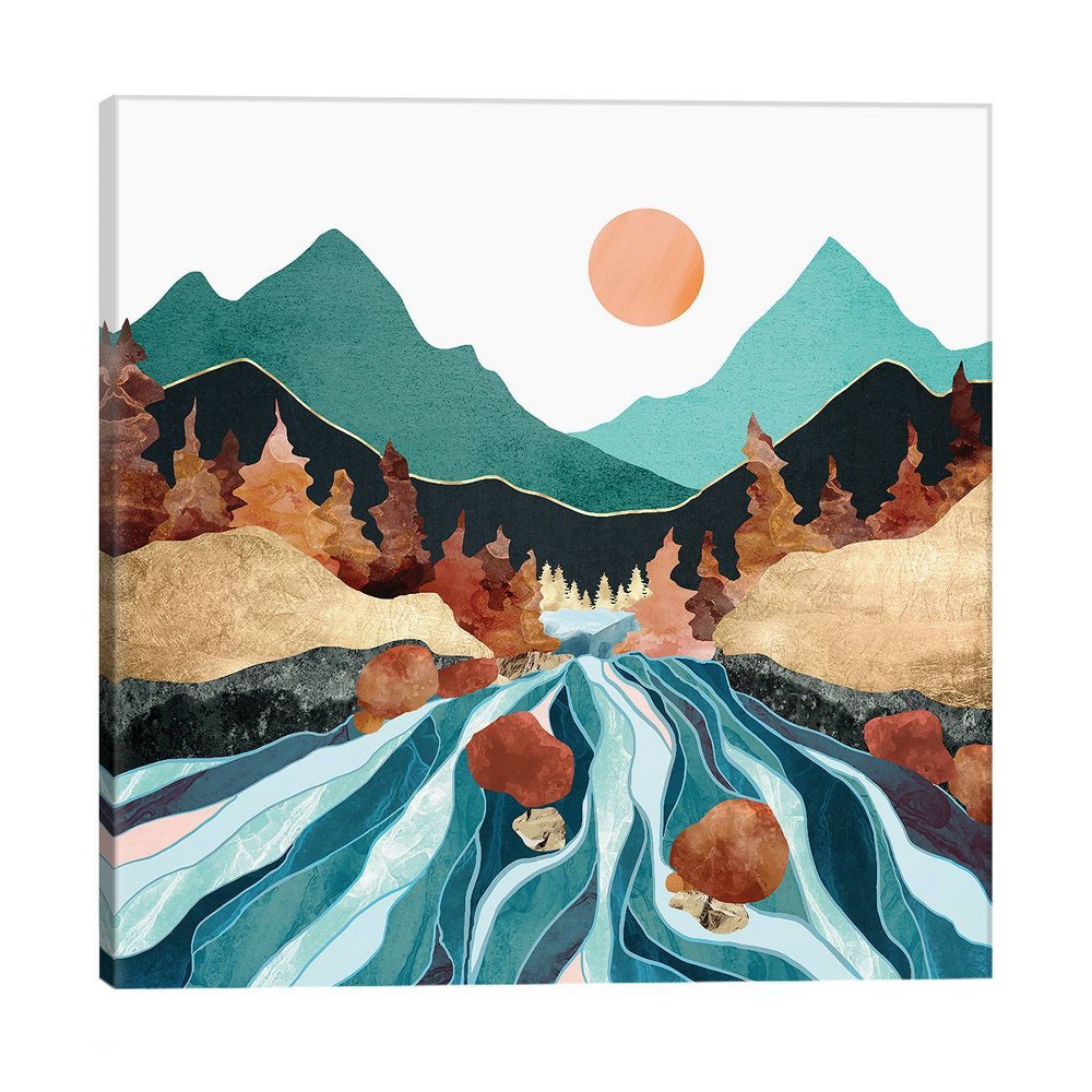 12" x 12" x 0.75" Blue River by Spacefrog Designs Unframed Wall Canvas - iCanvas