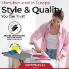 Bartnelli Classic Ironing Board with Iron Rest 43x13" Adjustable Height 4-Layer Cover, Made in Europe - 3 of 4