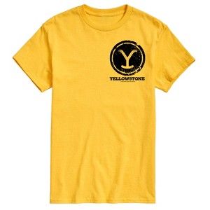 Men's - Yellowstone - Y Brand Stamp Oversized Short Sleeve Graphic T-Shirt - 1 of 4