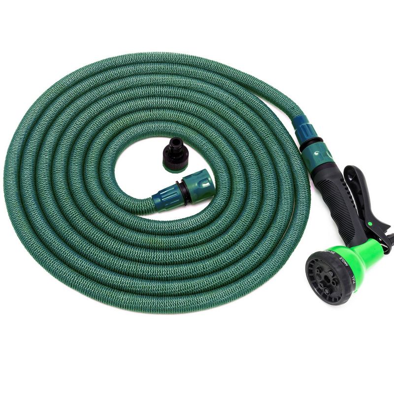Jardinax Flexible Garden Hose 30 Meters with Garden Sprayer Expandable Water Hose with Tap Adapter, 1 of 6