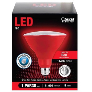 Feit Electric PAR38 E26 (Medium) LED Bulb Red 120 Watt Equivalence 1 pk - 1 of 1