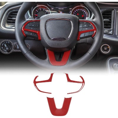 TruAIR Dodge Performance Steering Wheel Trim (Red)