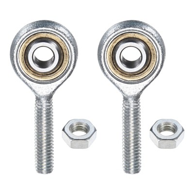Unique Bargains Self-Lubricating Thread Steel Joint Jam Nuts Rod End Bearing