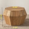 38'' Three-dimensional Coffee Table for Living Room, Embossed Pattern Design - Maison Boucle - 4 of 4