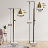Maxax Gold Floor Lamps, Adjustable Height Standing Lamps with 350° Rotate Metal Lampshade for Bedroom Home Office Living Room - 3 of 4
