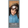 PosterPalooza | Panoramic Textured Blue Picture Frame - UV Acrylic, Foam Board Backing, Hanging Hardware - 2 of 4