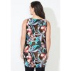 Catherines Women's Plus Size Breezeway Georgette High-Low Tunic Tank - 3 of 4