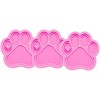 JDICTION 3PC Shiny Paw Heart Silicone Mold - Dog Paw Print Keychain & Epoxy Resin Crafts with 10PCS Key Rings - 4 of 4