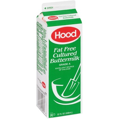 Hood Fat Free Cultured Buttermilk - 1qt