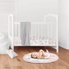 Sweet Jojo Designs Girl Baby Tummy Time Playmat Watercolor Floral Pink Grey and White - 2 of 4