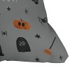 16"x16" Hello Twiggs 'Happy Halloween' Ghosts Square Throw Pillow Gray - Deny Designs - 3 of 4