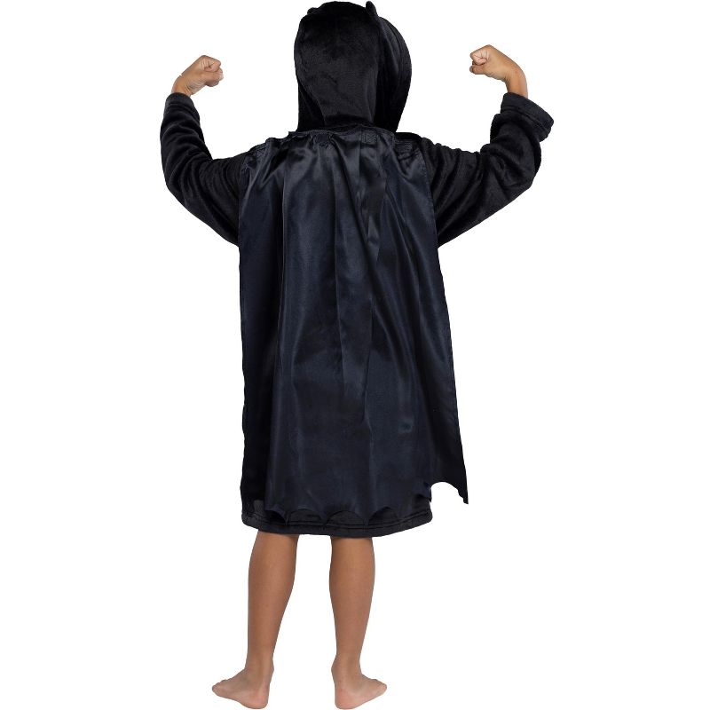 DC Comics Kids Superhero Plush Fleece Hooded Costume Robe, 2 of 5