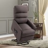 Aghana Digitals Grey Power Lift Recliner with 2 Remote Controls, 2 Waist Vibration Massage Modes, - 4 of 4