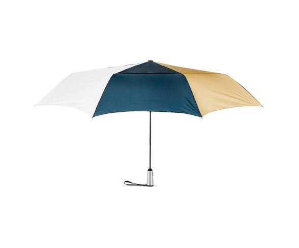 ShedRain Auto Open/Close Air Vent Compact Umbrella  - Navy