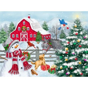 Sunsout Winter Farm 1000 pc   Jigsaw Puzzle 35319 - 1 of 4