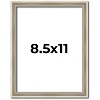 PosterPalooza | Photo Size Classic Modern Silver Frame - UV Acrylic, Foam Board Backing, Hanging Hardware - 2 of 4