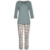 Women's Pattern Pajama Set - LASCANA - 4 of 4