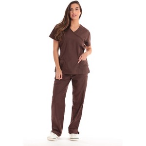 Just Love Women's Scrub Sets Medical Scrubs (Mock Wrap) - Comfortable and Professional Uniform in - 1 of 1