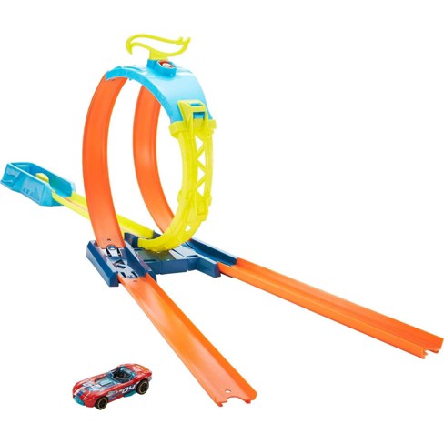Hot Wheels Set Track Builder Unlimited Super-8 Kit Building Rebuilding Kids Toy 