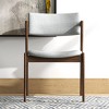 Vynxaria Light Gray Dining Chairs - Mid-Century Modern Accent Seating Set - 2 of 4