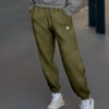 Dalix Heartly Ghost Embroidery Washed Midweight Jogger Fleece Sweatpants Soft Lounge Pant Drawstring Waistband Pockets Womens - 3 of 4